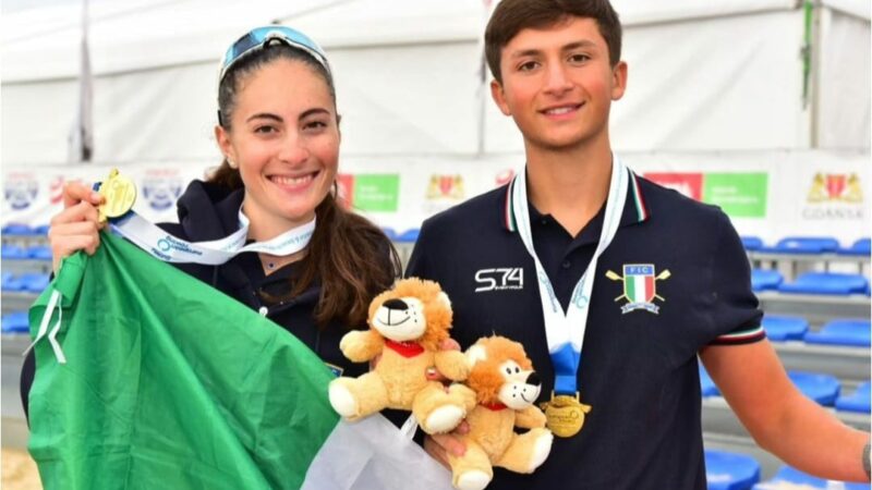 Salerno: Canottieri Irno, Lucio Cozzolino campione europeo Beach Sprint con Nazionale Italiana di Canottaggio