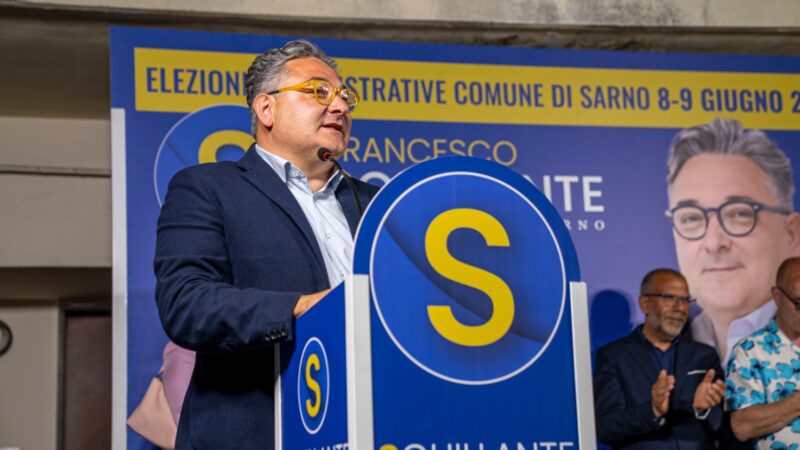 Sarno: Amministrative, chiusura campagna elettorale candidato Sindaco Franceso Squillante