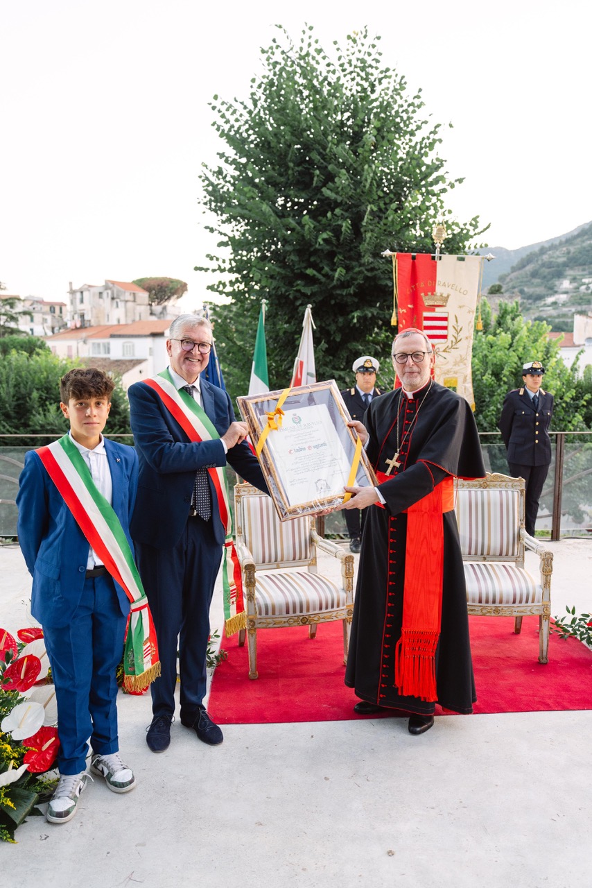 Ravello: cittadinanza onoraria a cardinale Claudio Gugerotti