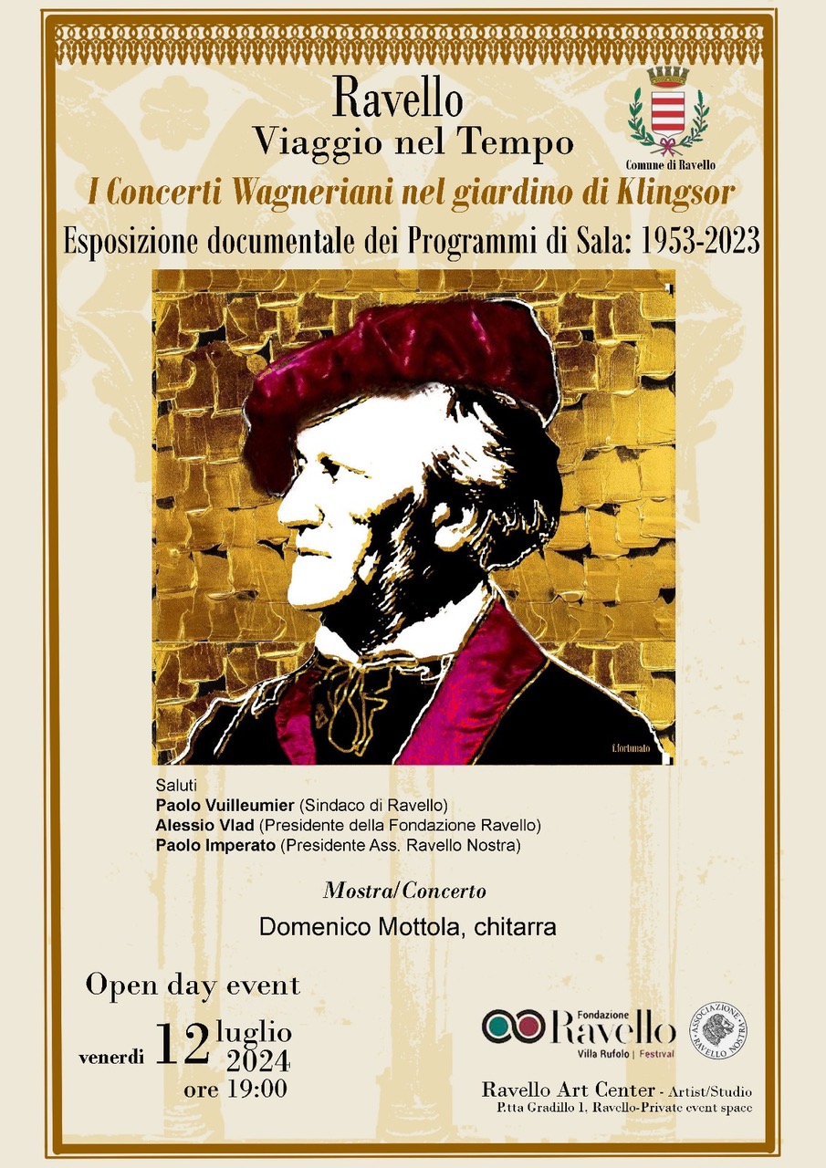 Ravello: mostra “Concerti Wagneriani nel giardino di Klingsor”