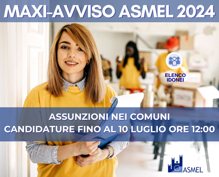 ASMEL: scadenza domani Bando per assistenti sociali nei Comuni