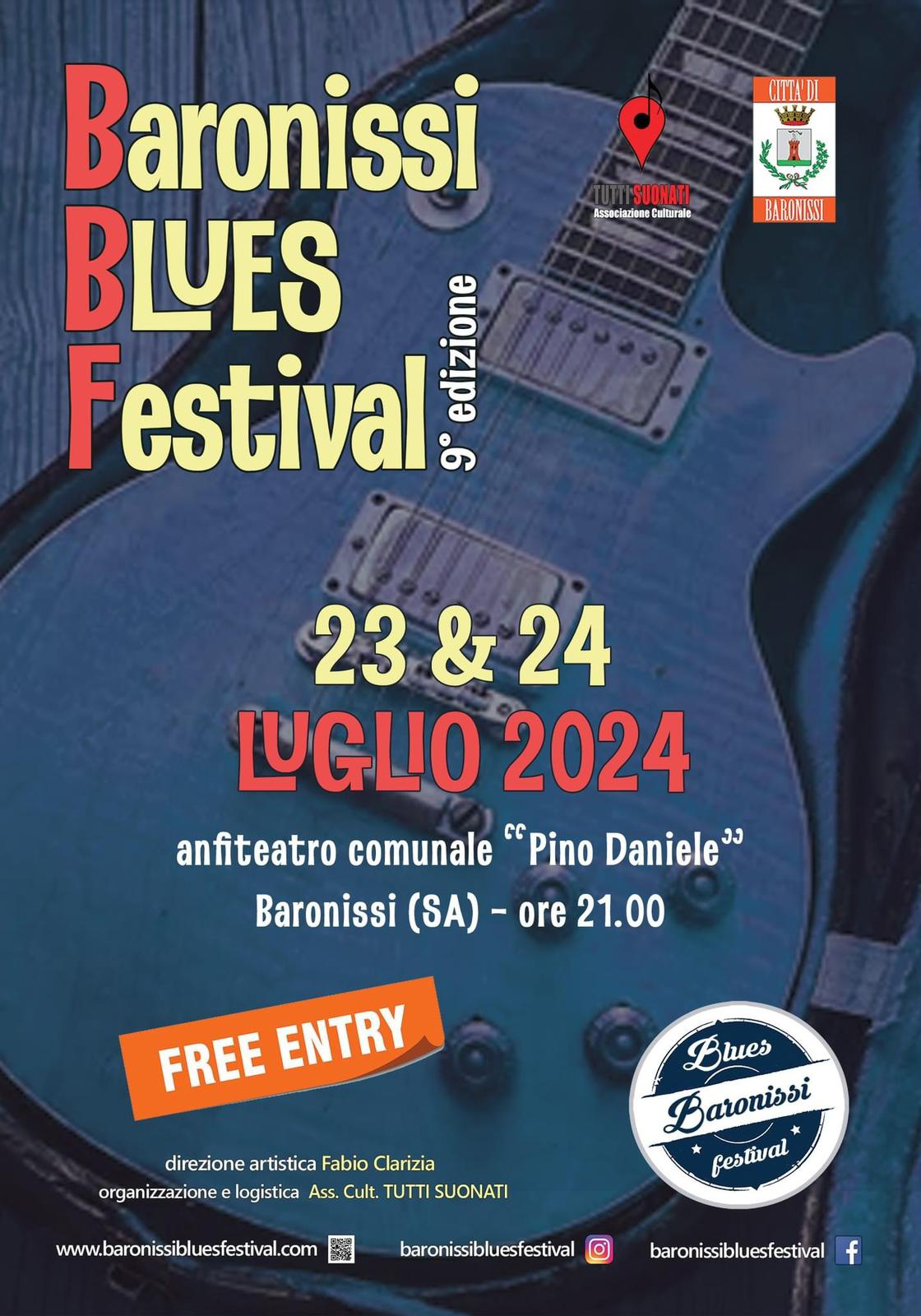 Baronissi: al via Baronissi Blues Festival 2024