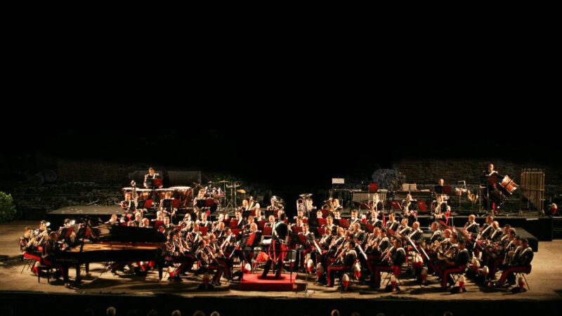 Pompei: Parco Archeologico, concerto Banda musicale Carabinieri