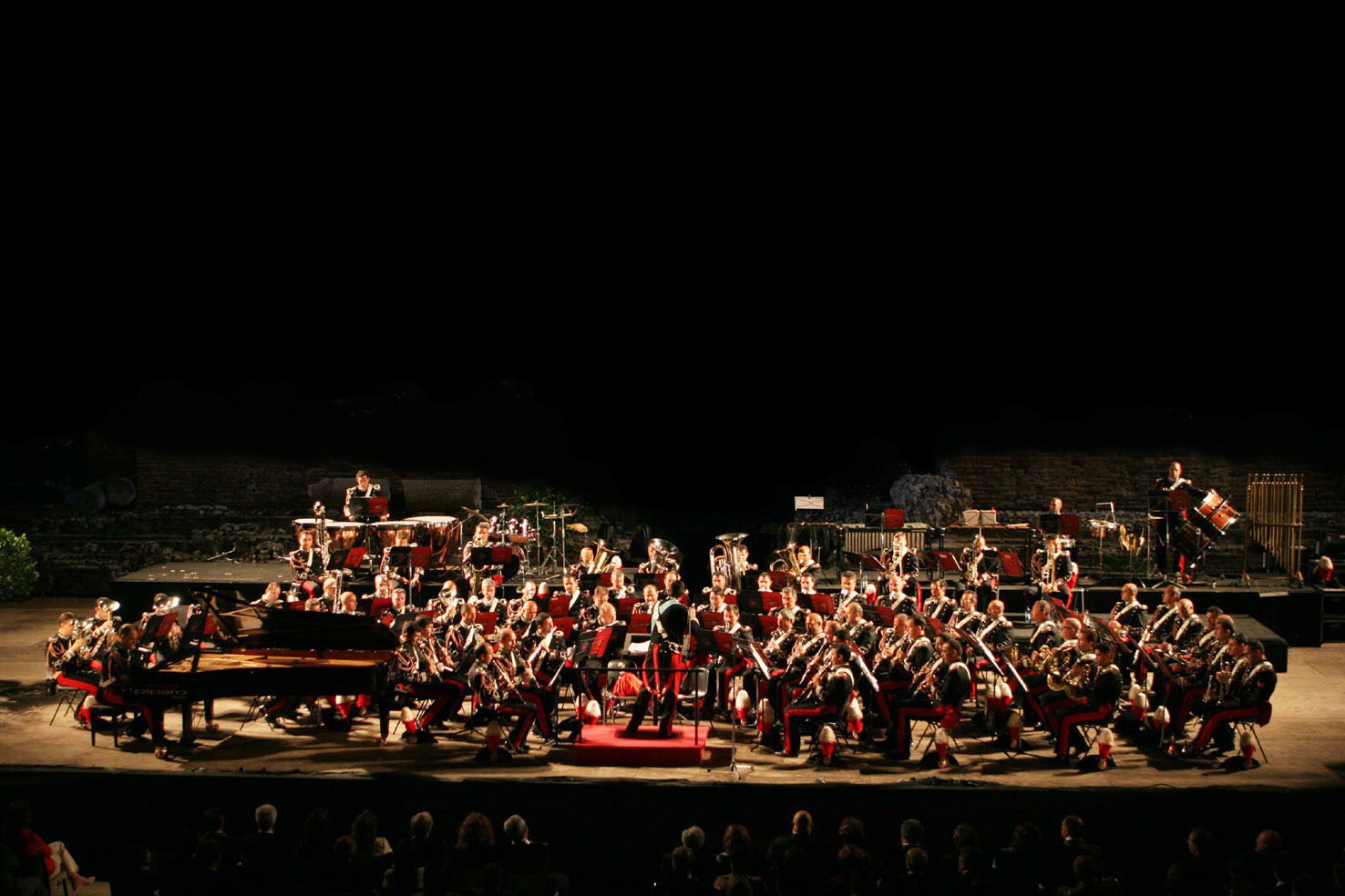 Pompei: Parco Archeologico, concerto Banda musicale Carabinieri