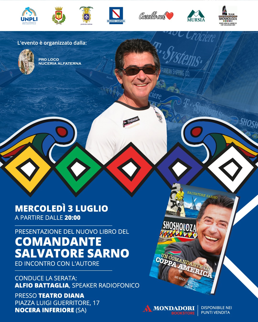 Nocera Inferiore: presentazione nuovo libro del Comandante Salvatore Sarno