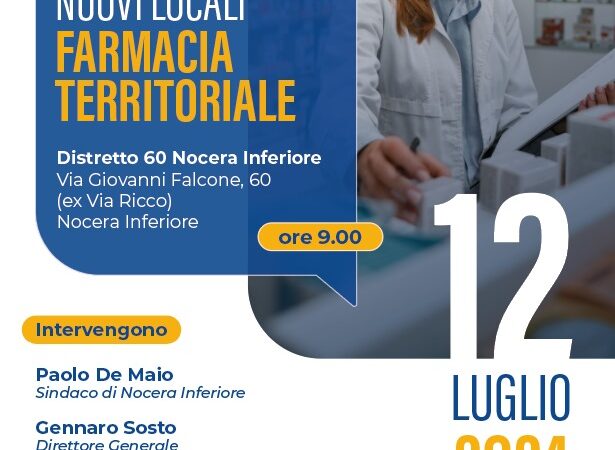 Nocera Inferiore: inaugurazione nuovi locali Farmacia territoriale