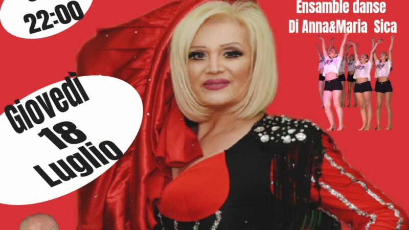 San Cipriano Picentino: a Filetta tributo a Raffaella Carrà