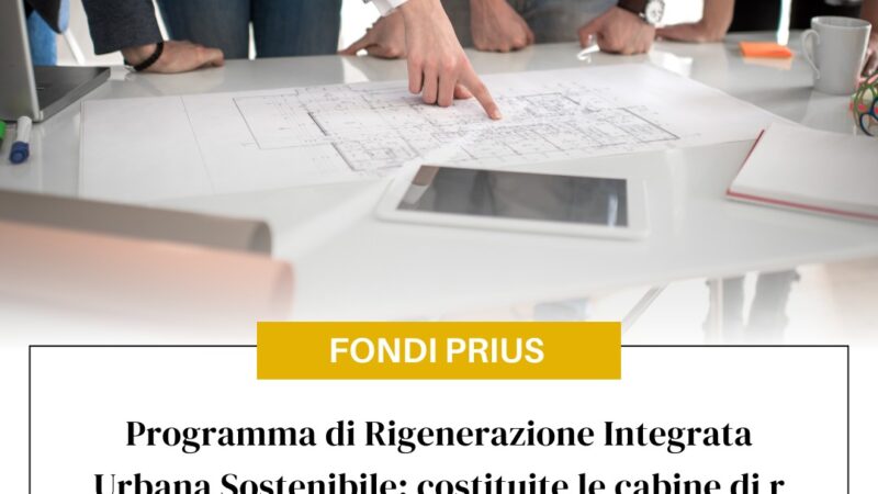 Nocera Inferiore: PRIUS, costituite cabine di regia e tavolo città