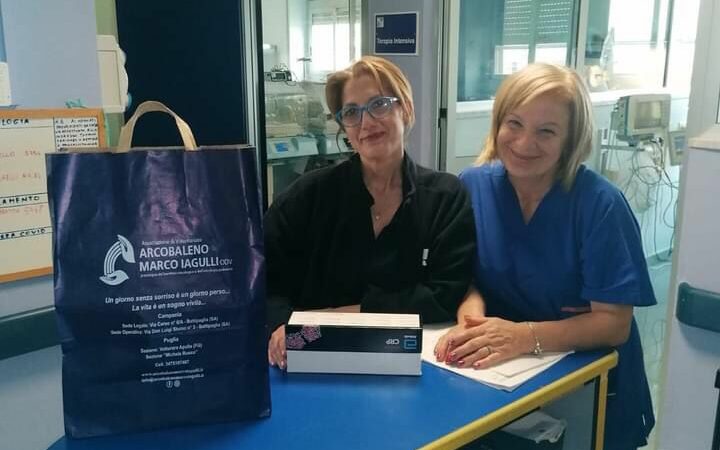 Battipaglia: Ospedale, Associazione Arcobaleno Marco Iagulli dona reattivi Pcr a Neonatologia  