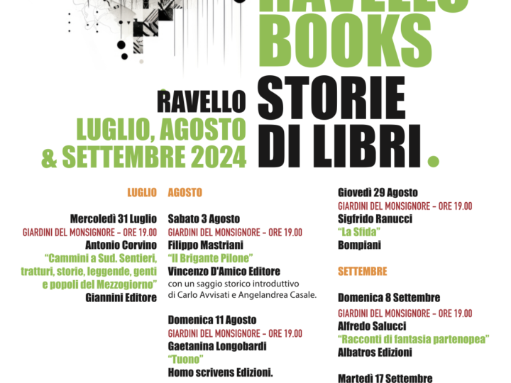 Ravello: a “Ravello Book. Storie di libri” Sigfrido Ranucci e Jennifer Clark