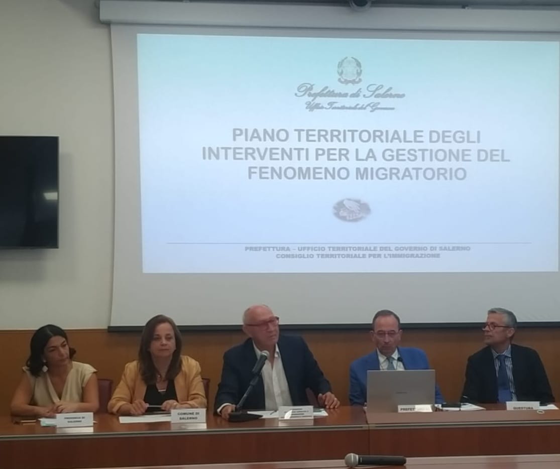 Salerno: in Prefettura Tavolo su Piano territoriale per interventi immigrazione