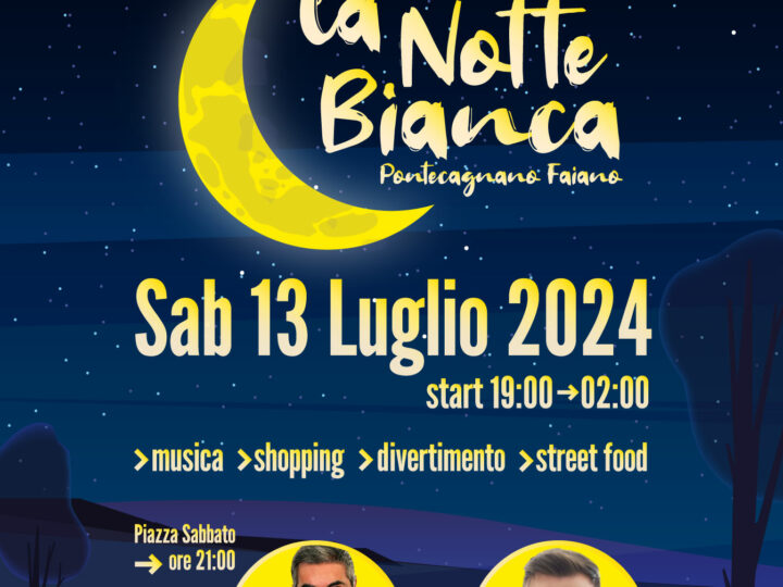 Pontecagnano Faiano: Notte Bianca con Simone Schettino ed Andrea Sannino