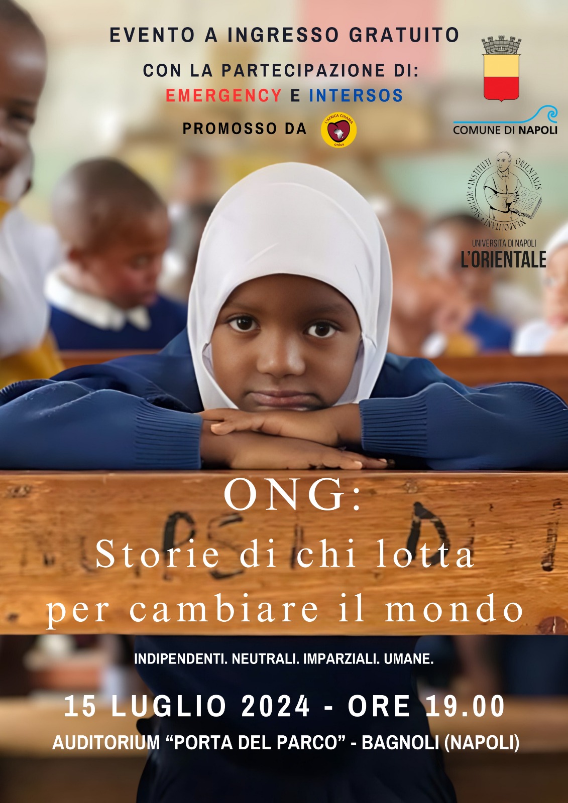 Napoli: “ONG: Storie di chi lotta per cambiare il mondo”, evento su ONG