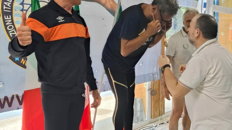 Salerno: Giancarlo Trapanese 2° classificato di nuoto pinnato