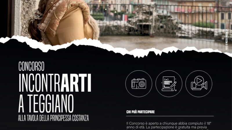 Teggiano: presentata kermesse “Alla Tavola della Principessa Costanza” con Concorso multimediale “Incontrarti a Teggiano”