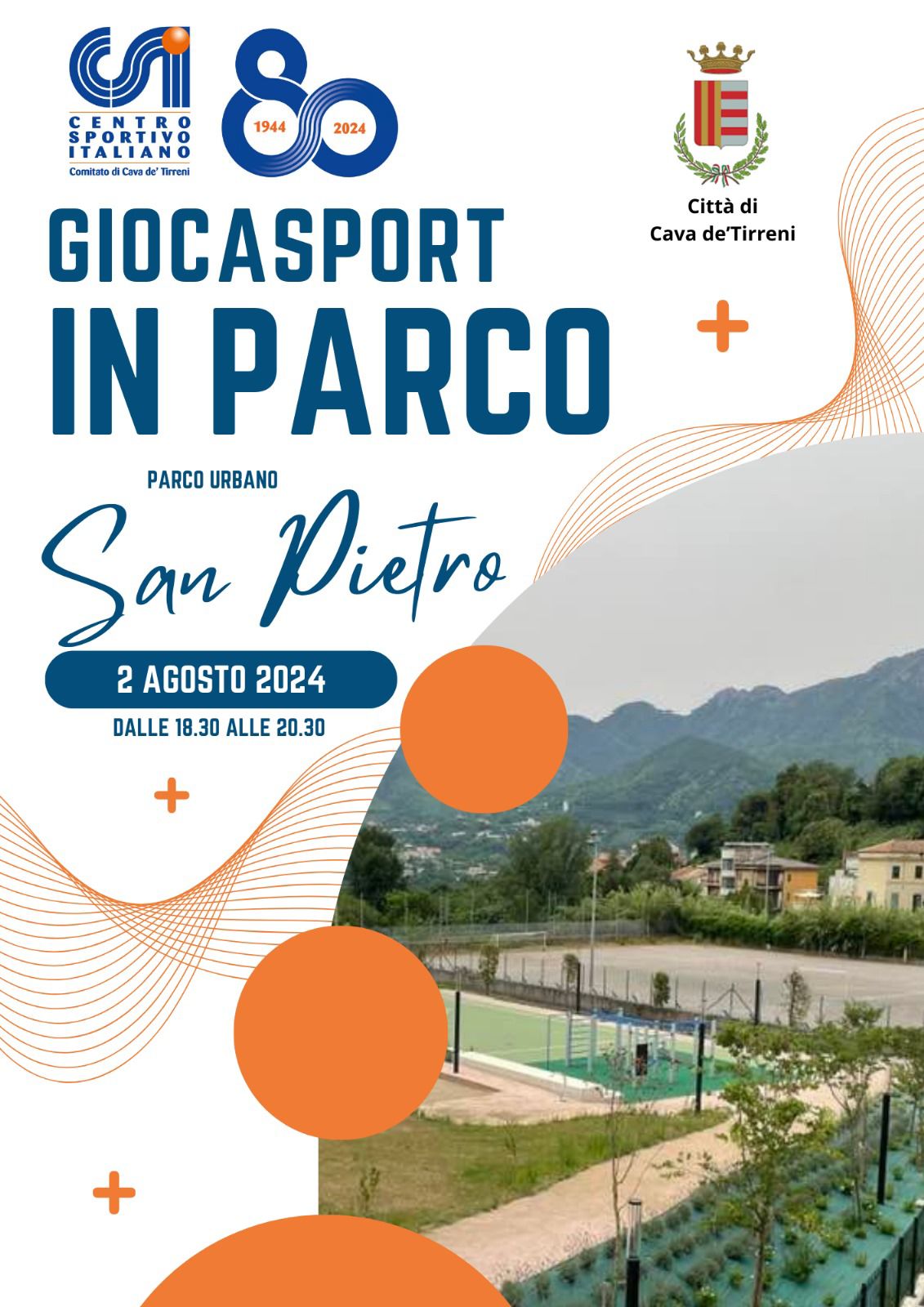 Cava de’ Tirreni: Giocasport a Parco S. Pietro