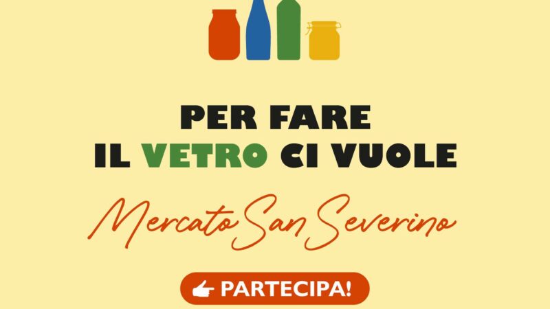 Mercato San Severino: concorso a premi per raccolta vetro