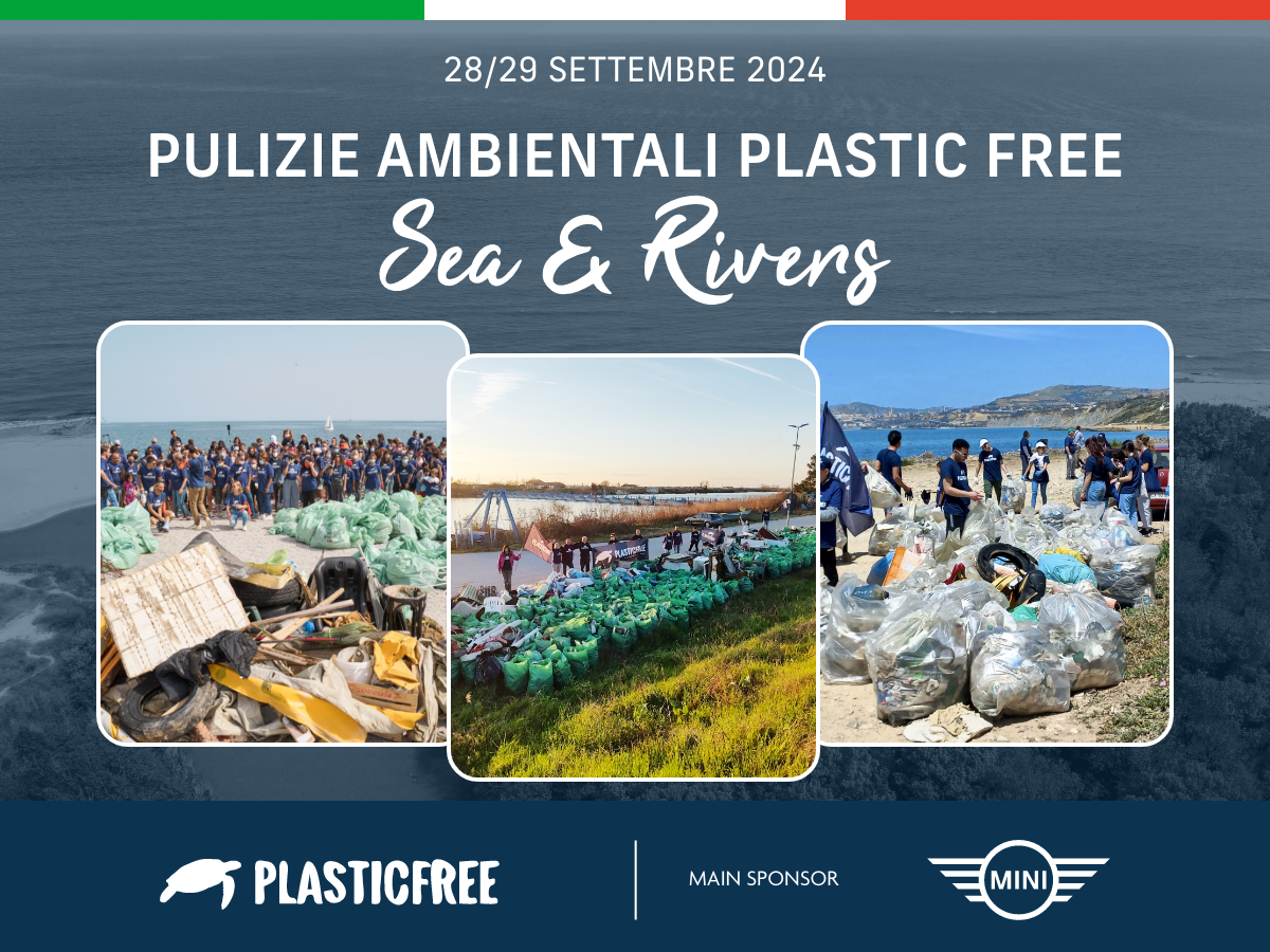 Campania: onda blu dei volontari Plastic Free ad evento nazionale “Sea & Rivers”