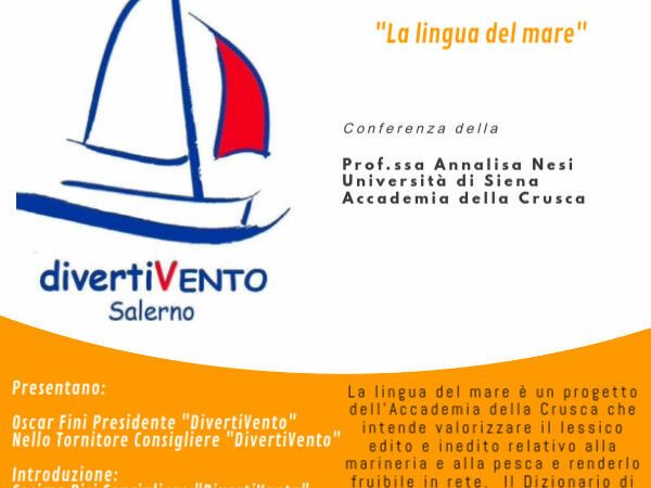 Salerno: ‘La lingua del mare’ con Accademia della Crusca, conferenza stampa  