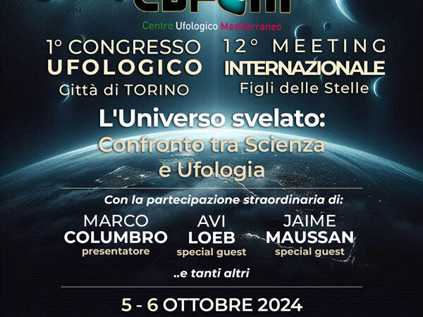 Torino: Scienza-Ufo, Columbro a congresso mondiale