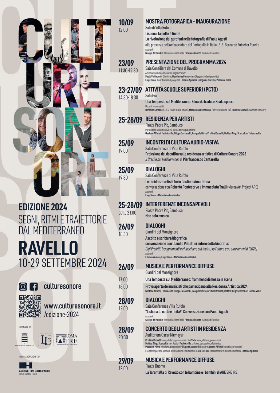 Ravello: 2^ ediz. “Culture Sonore”