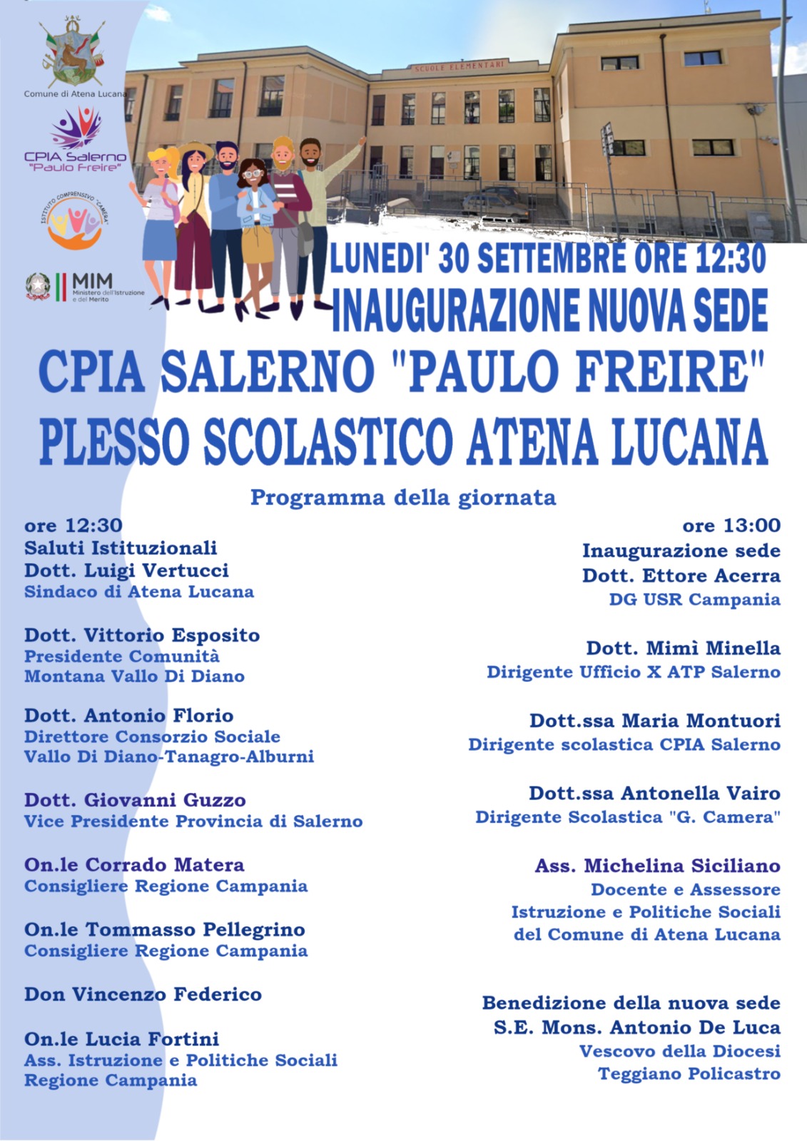 Atena Lucana: inaugurazione nuova sede CPIA