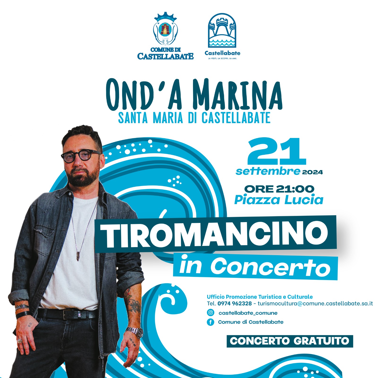 Castellabate: Tiromancino in concerto