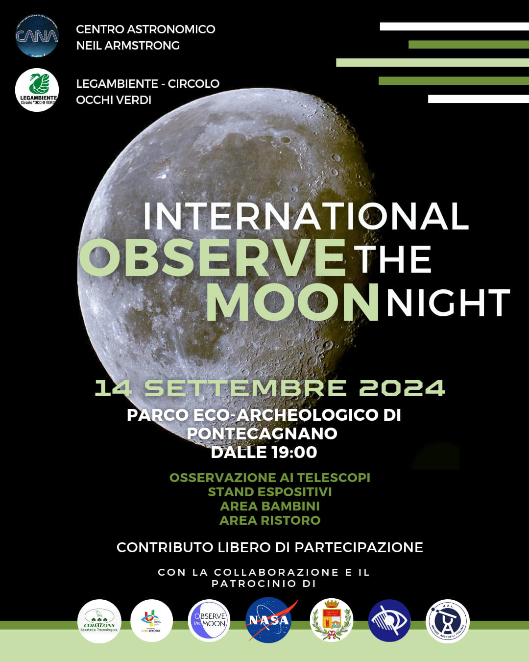 Pontecagnano Faiano: Cana “International Observe the Moon Night 2024”