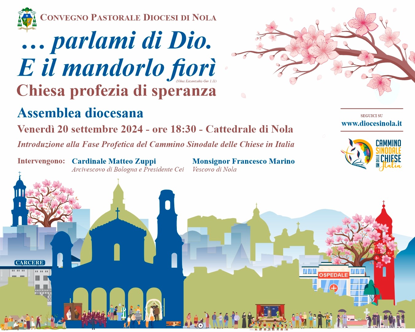 Nola: Convegno pastorale, apertura con cardinale Zuppi