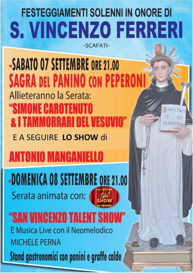 Scafati: Festa di San Vincenzo Ferrer