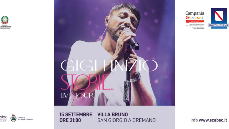 San Giorgio a Cremano: Gigi Finizio in concerto a Villa Bruno 