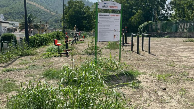 Bracigliano: Gruppo consiliare “Radici” denuncia area fitness Via Vescovo Capaccio nel degrado