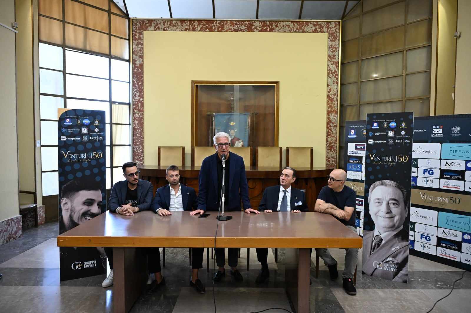 Salerno: presentato “Venturini 50th – Di padre in figlio”, concerto di Bruno e Salvatore Venturini