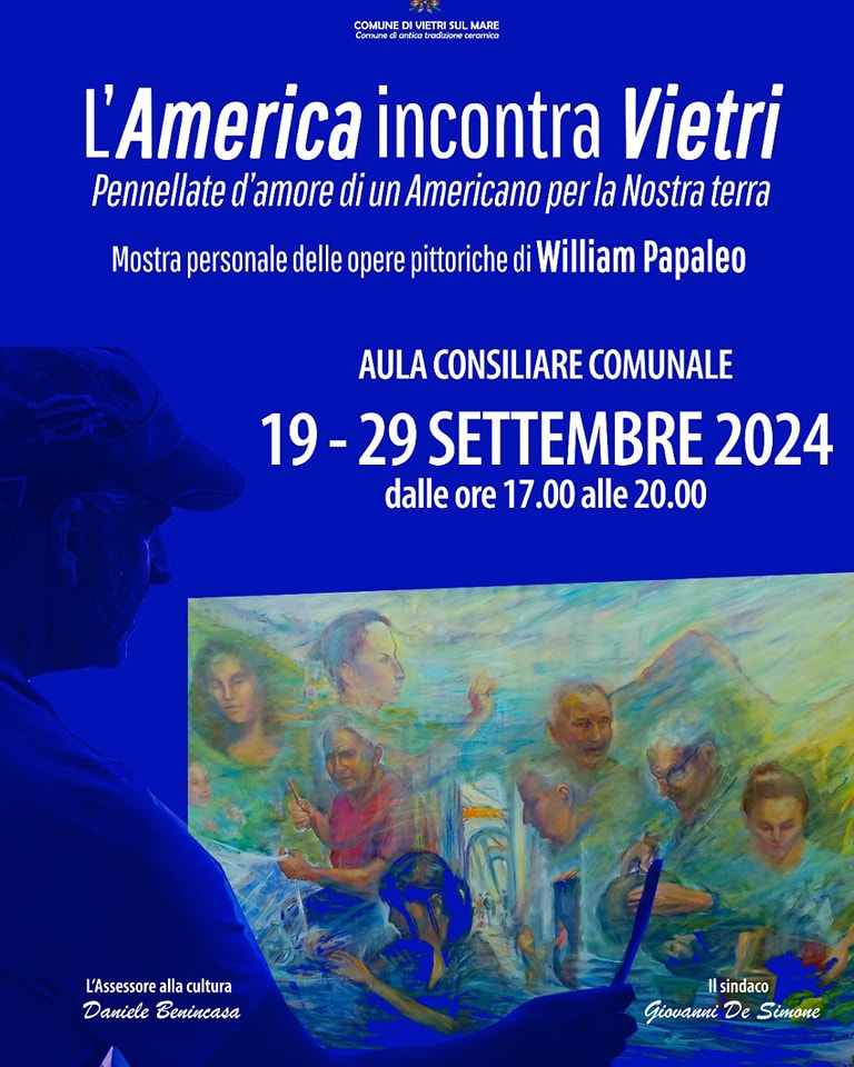 Vietri sul Mare: presentazione personale artistica di William Papaleo