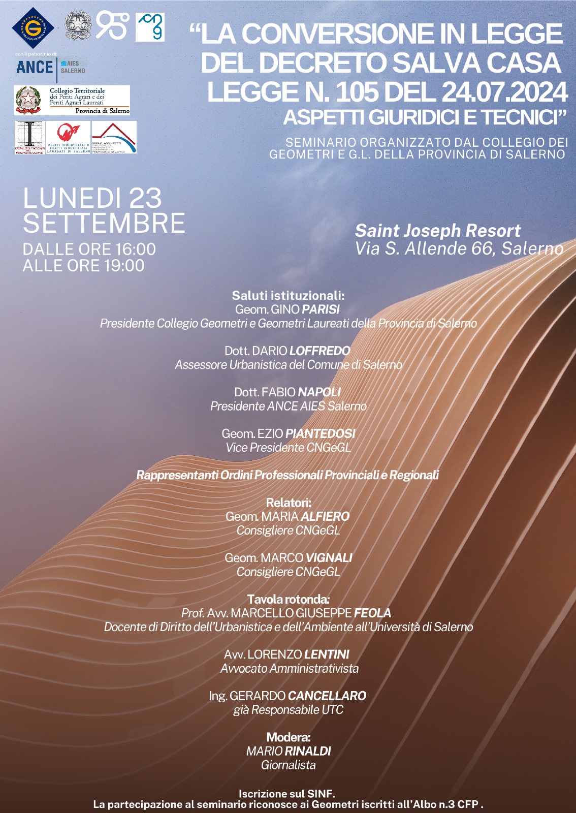 Salerno: Geometri, seminario su decreto salva casa