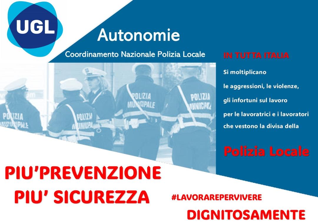 Roma: Polizia Locale, Petillo (Ugl Autonomie) “Più prevenzione e sicurezza per donne e uomini”.