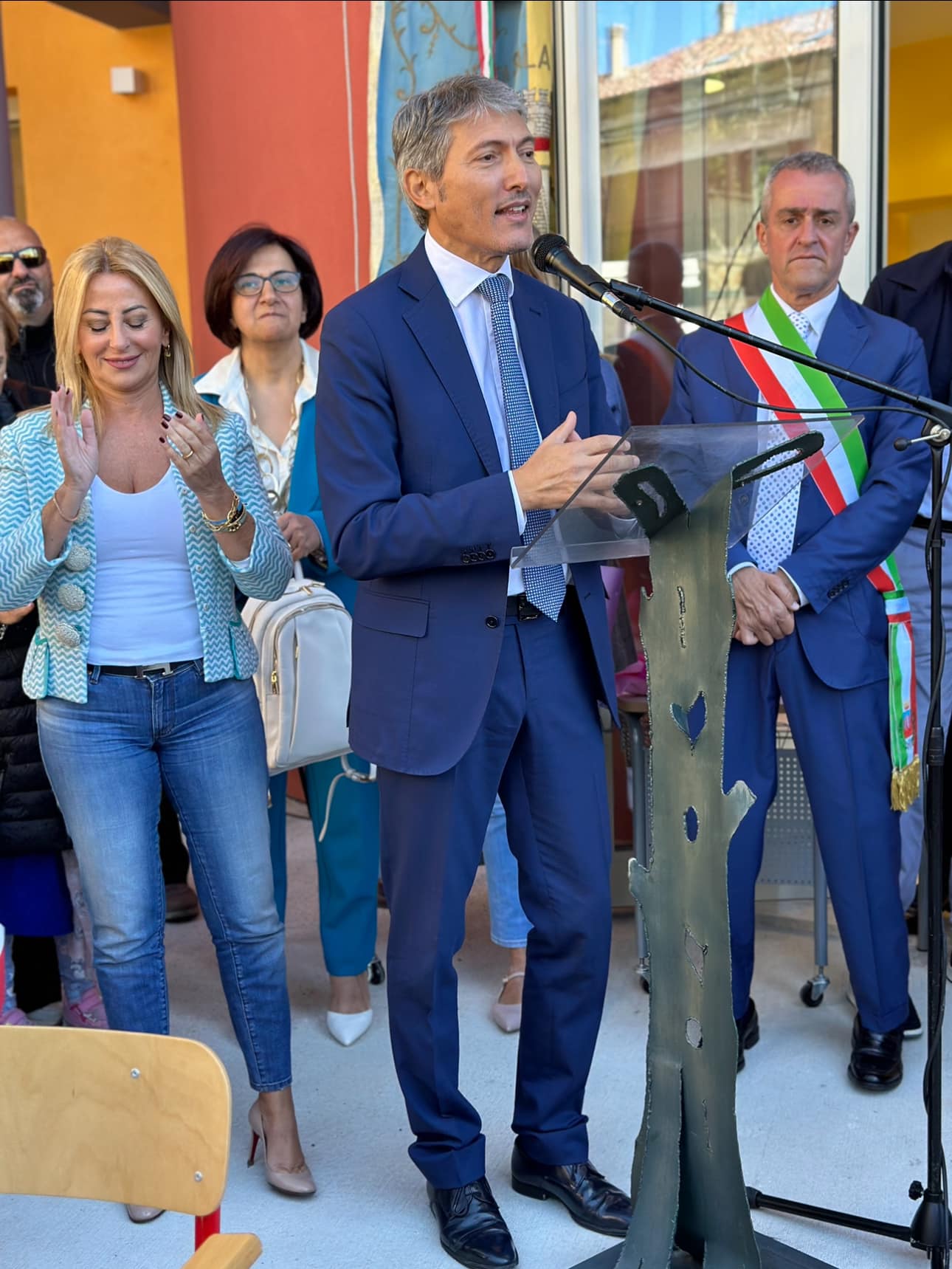 Sala Consilina: inaugurazione Scuola Infanzia e Primaria  Sant’Antonio con assessore regionale Fortini