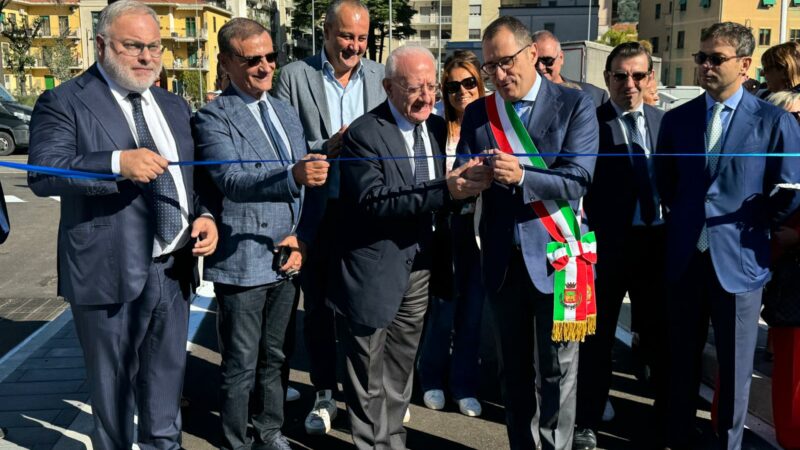 Nocera Inferiore: inaugurata nuova rotatoria di Via Atzori