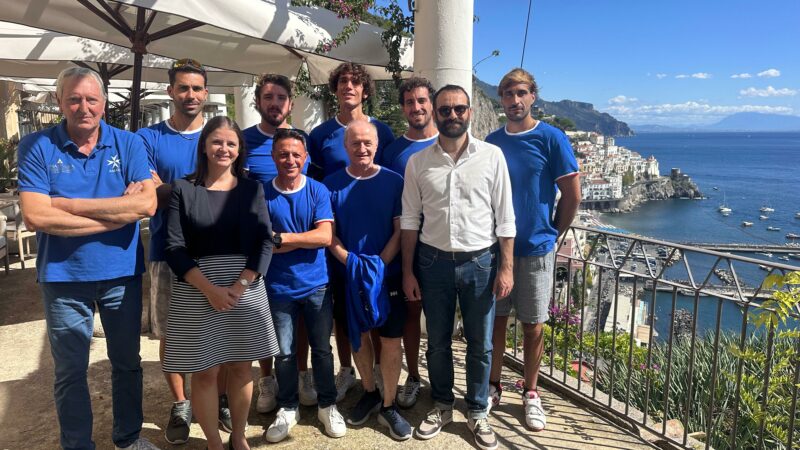 Amalfi: preparativi per Regata delle Antiche Repubbliche Marinare