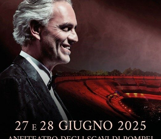 Pompei: Andrea Bocelli live ad Anfiteatro Scavi