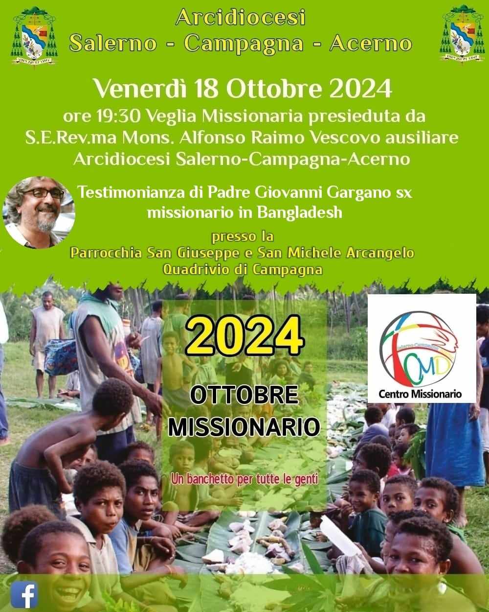 Salerno: Arcidiocesi, iniziative per Giornata Missionaria Mondiale (GMM) 2024