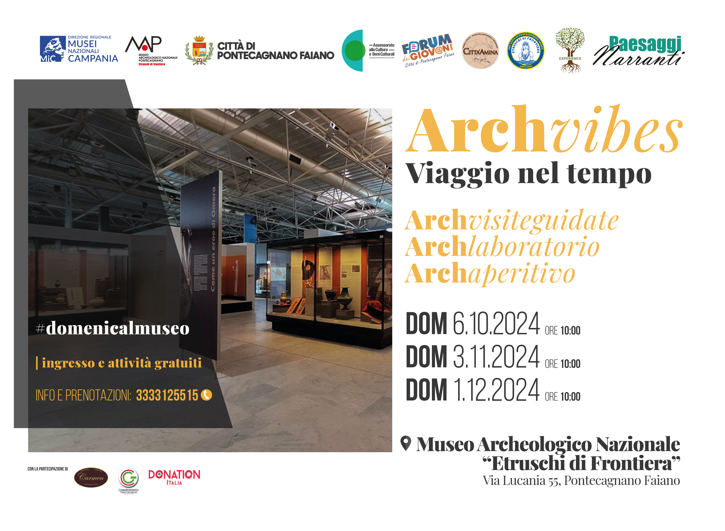 Pontecagnano Faiano: a Museo archeologico nazionale “ARCHvibes”