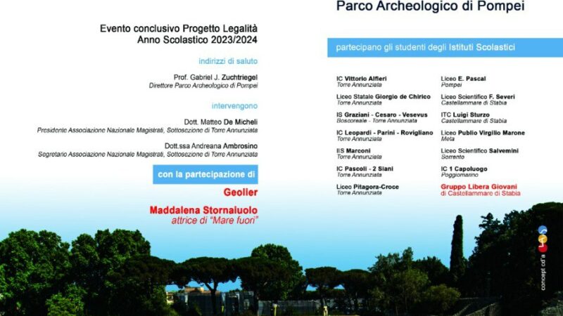 Pompei: ANM, conclusione percorso educazione a cultura e legalità