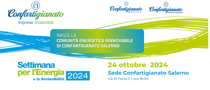 Salerno: Comunità Energetica di Confartigianato con Energyco