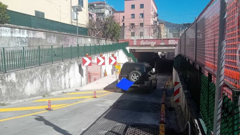 Salerno: riaperto sottopasso di Via SS. Martiri-Dalmazia