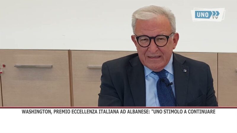 Washington: BCC Monte Pruno, Premio Eccellenza Italiana a Michele Albanese “Stimolo a continuare a sostenere sviluppo”