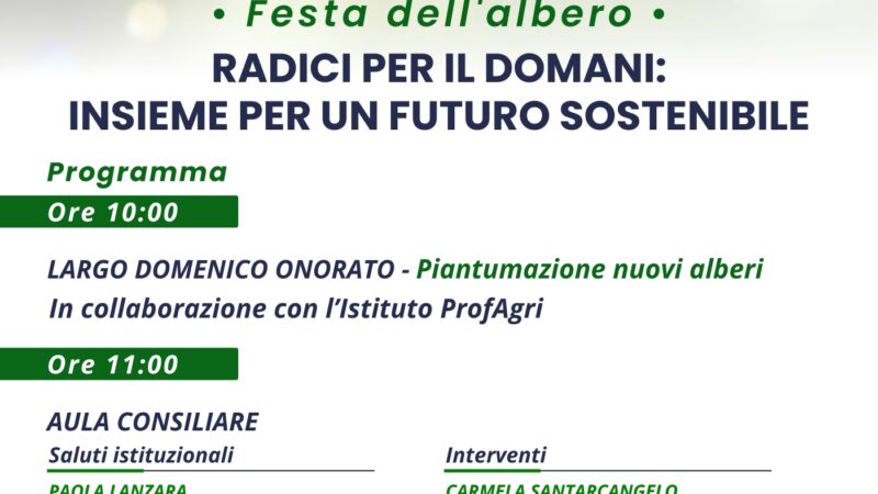 Castel San Giorgio: Impegno Civico, Giornata nazionale degli alberi, patrimonio arboreo fondamentale per ecosistema 