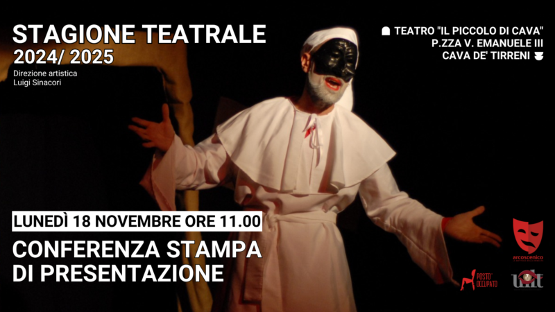 Cava de’ Tirreni: al Teatro “Il Piccolo” nuova stagione teatrale, conferenza stampa