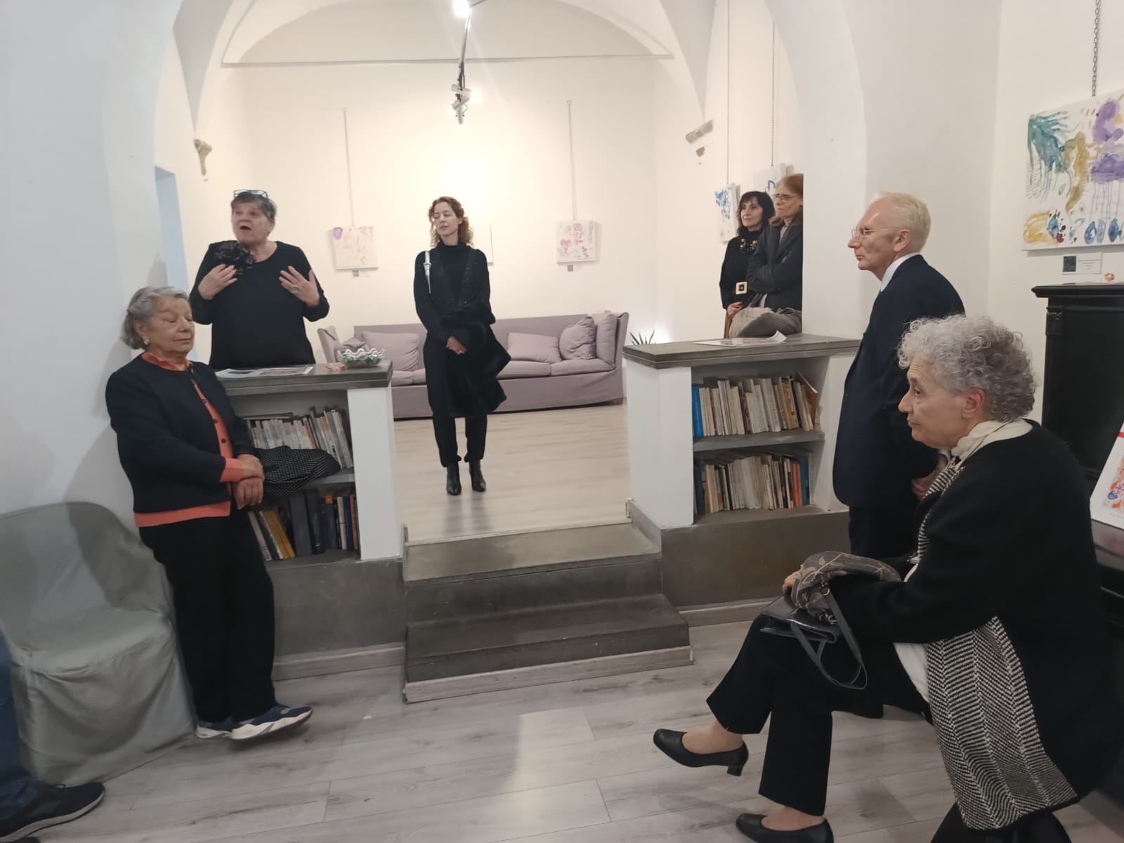 Roma: inaugurata personale di Fausta Feola “Ritorno all’Eden” con grande successo di pubblico