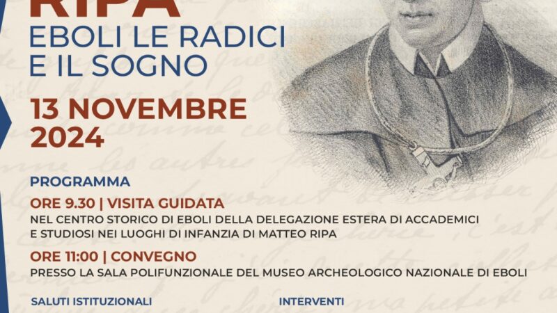 Eboli: Matteo Ripa, Eboli le radici e il sogno – giornata di studi al Manes